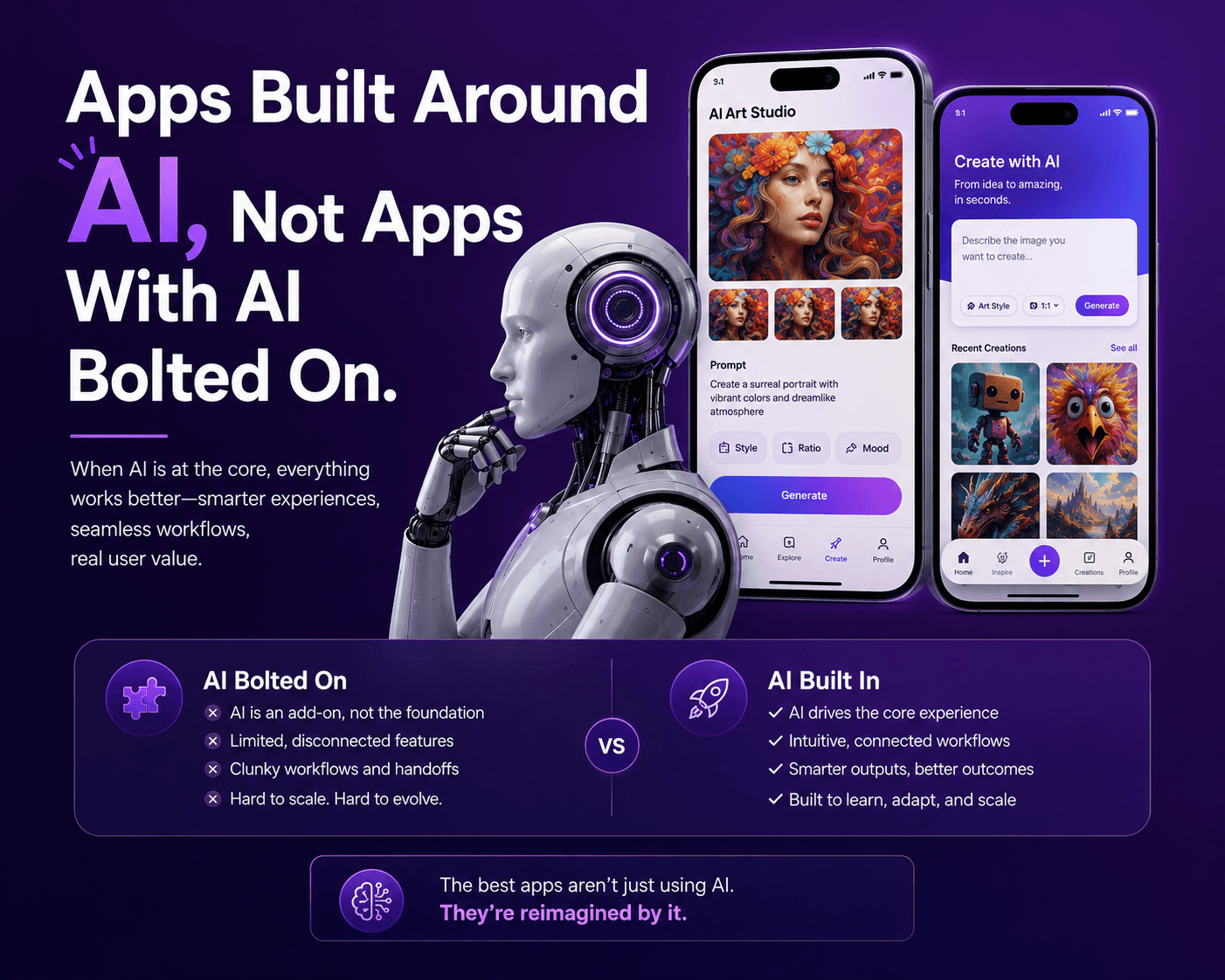 Apps Built Around AI, Not Apps With AI Bolted On